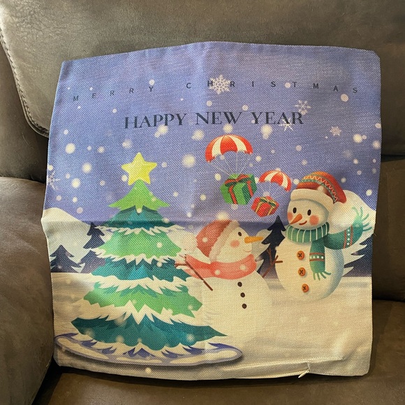 Other - New Holiday Pillowcase for 18” Square Throw Pillow